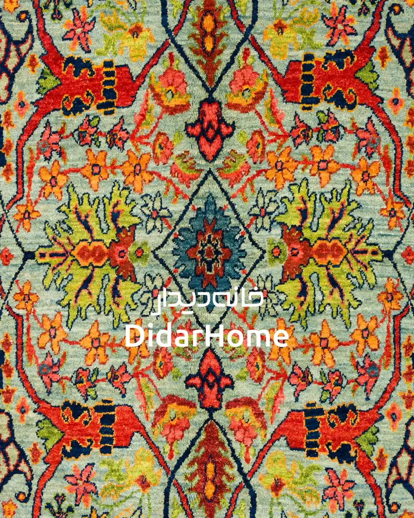 فرش دستباف بیجار گروس طرح افشان سه متری