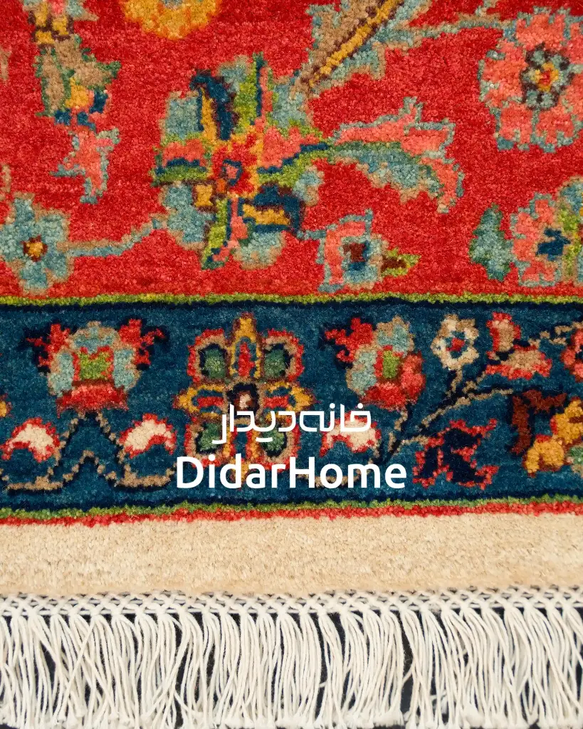 فرش دستباف تبریز  ۴۵ رج طرح افشان ذرع و نیم