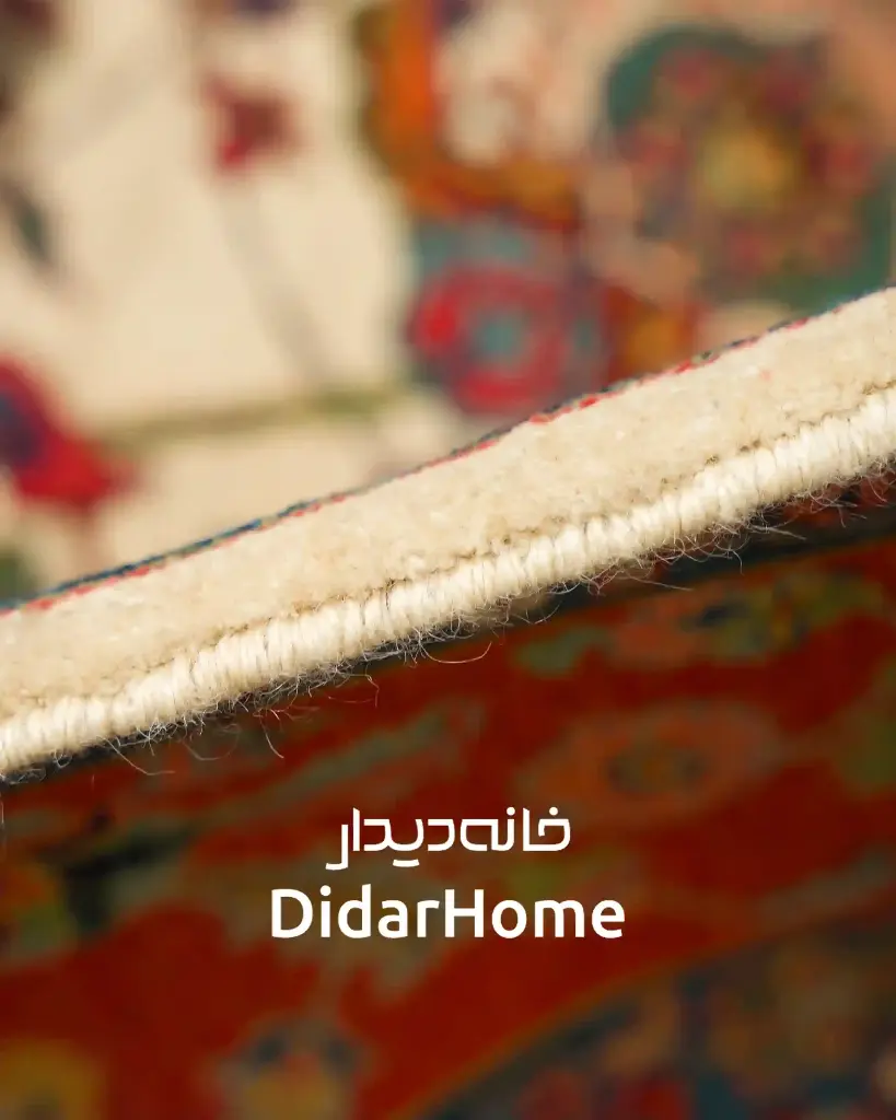 فرش دستباف تبریز  ۴۵ رج طرح افشان ذرع و نیم