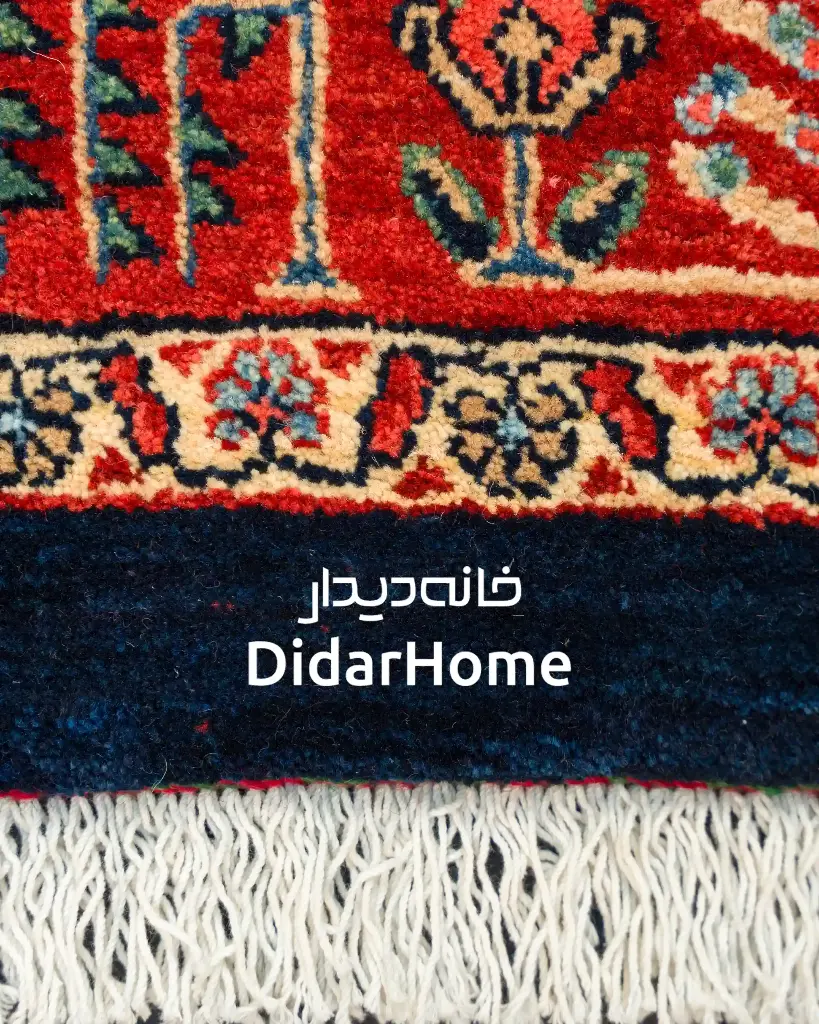 فرش دستباف قشقایی طرح درخت زندگی سه متری