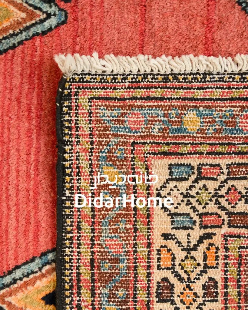 فرش دستباف آنتیک مزلقان طرح ترنجی سه متری