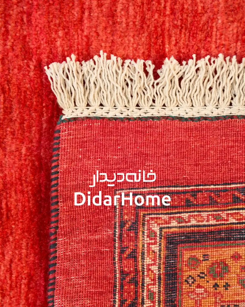 فرش دستباف قشقایی طرح کفساده سه متری