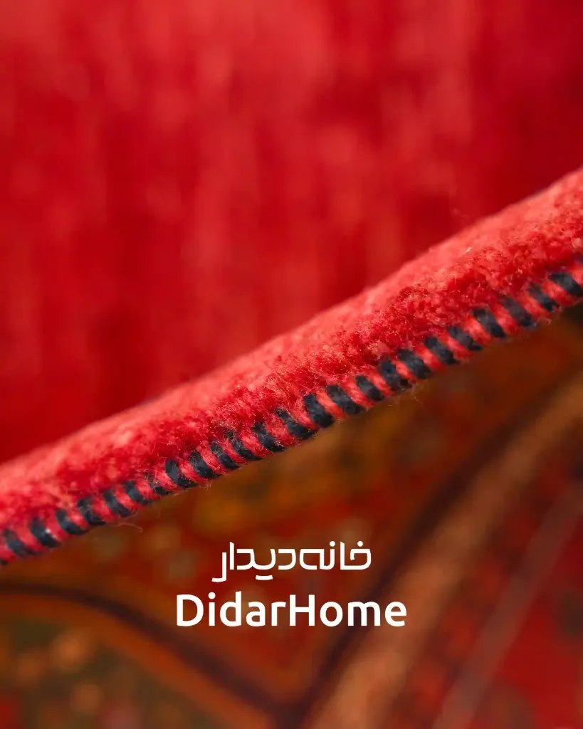 فرش دستباف قشقایی طرح کفساده سه متری