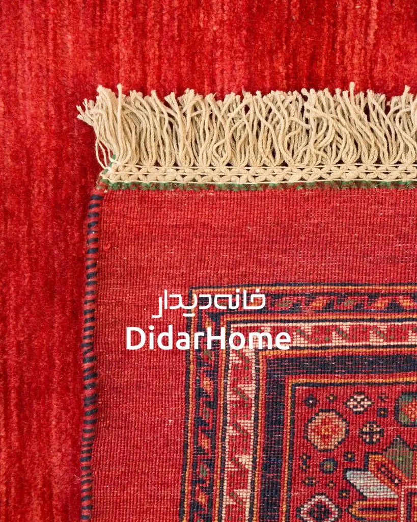 فرش دستباف قشقایی طرح کفساده شش متری