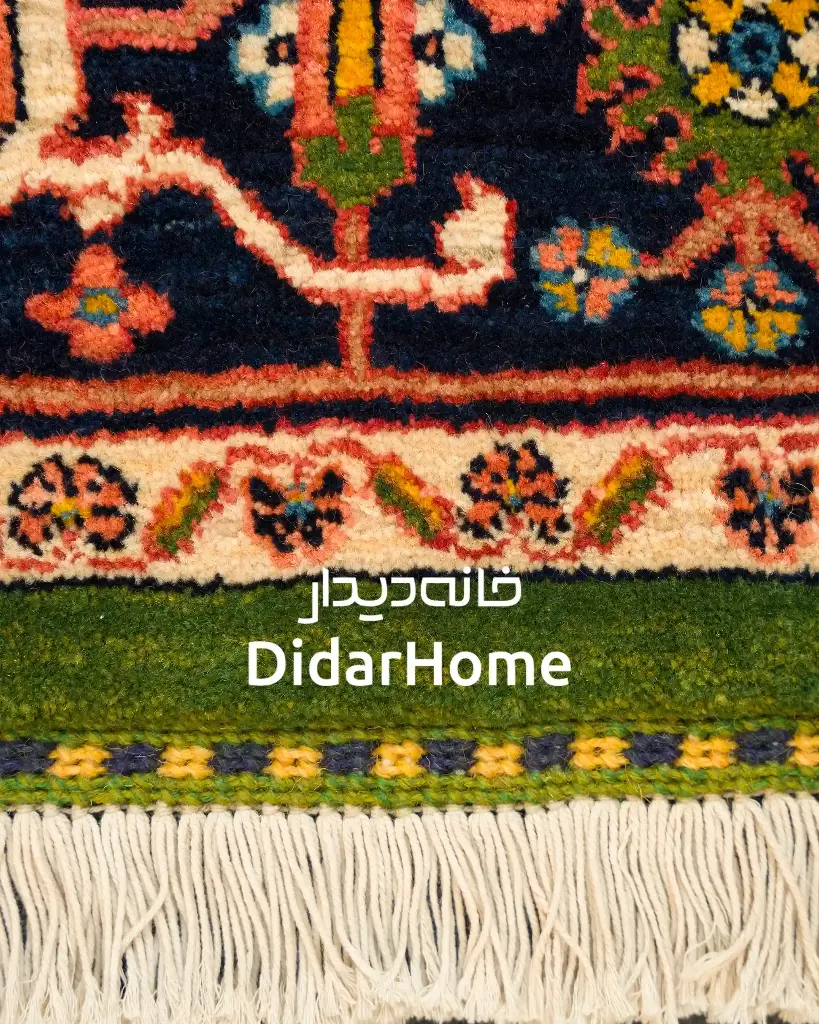 فرش دستباف هریس طرح ترنجی شش متری