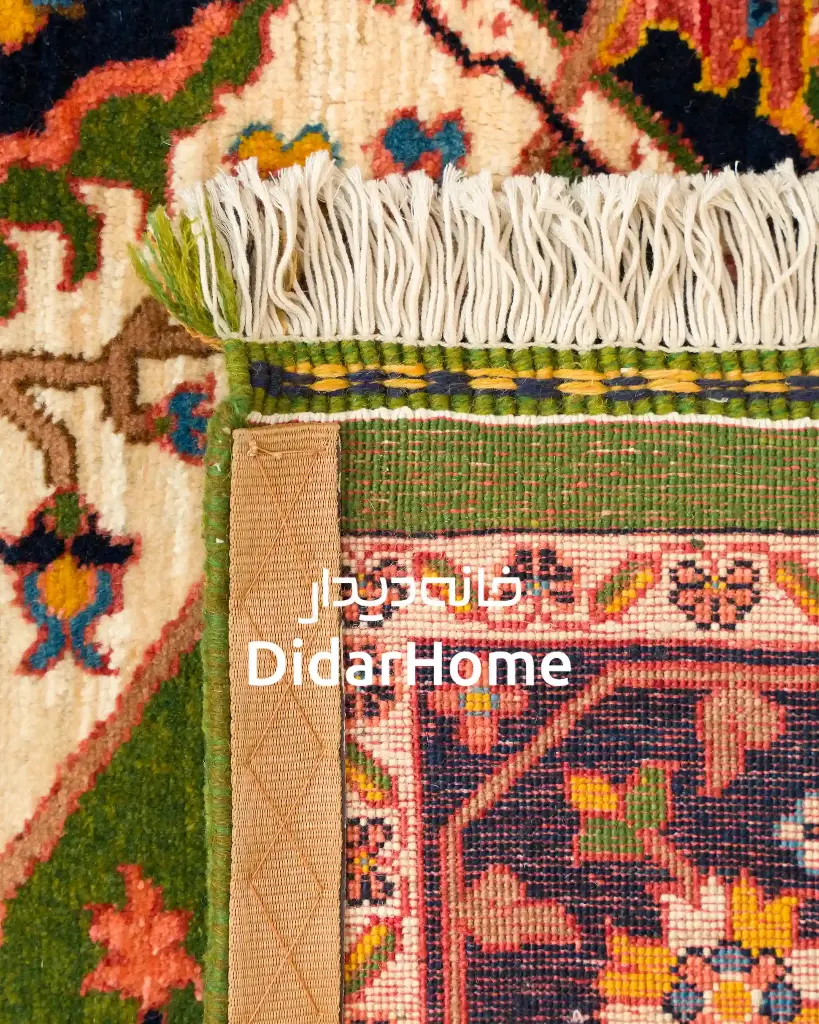 فرش دستباف هریس طرح ترنجی شش متری