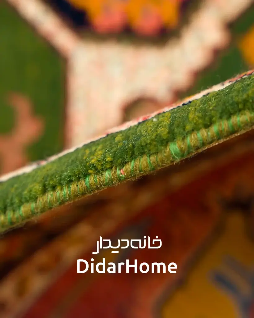 فرش دستباف هریس طرح ترنجی شش متری