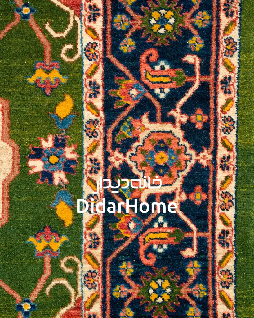 فرش دستباف هریس طرح ترنجی شش متری