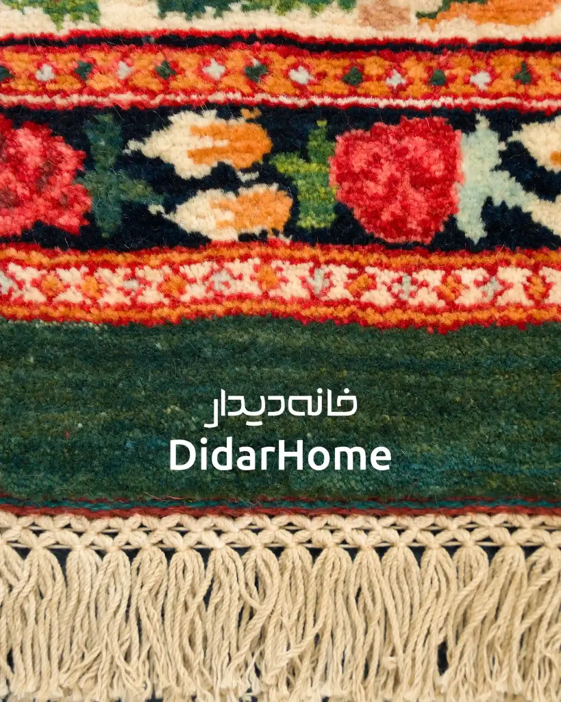 فرش دستباف بیجار طرح هزارگل چهار متری