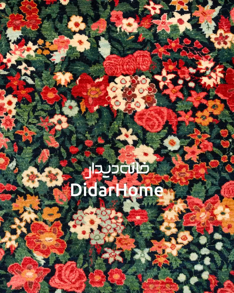 فرش دستباف بیجار طرح هزارگل چهار متری