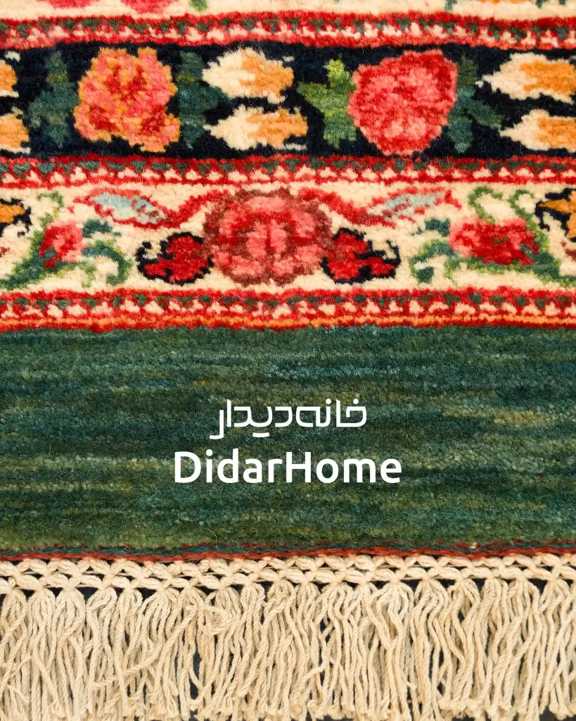 فرش دستباف بیجار طرح هزارگل نه متری