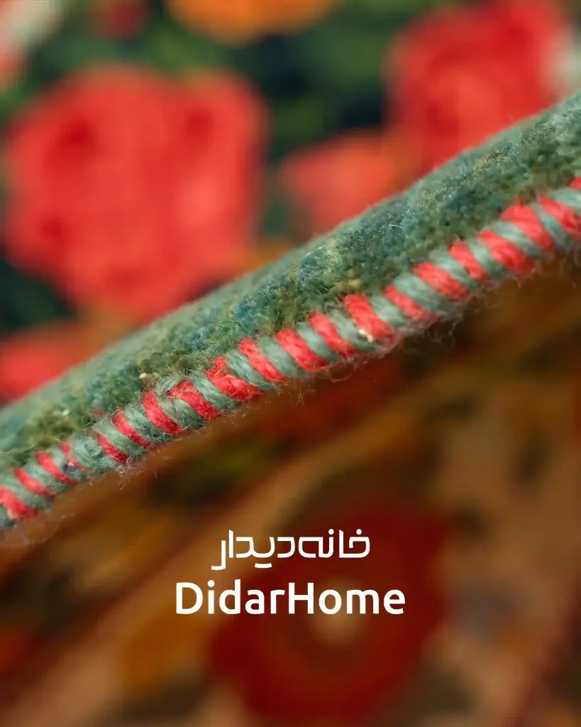 فرش دستباف بیجار طرح هزارگل نه متری