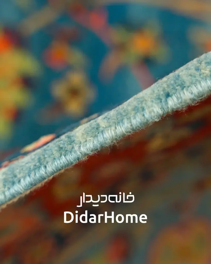 فرش دستباف تبریز ۵۰ رج  چله و گل ابریشم ریزباف طرح افشان چهار متری