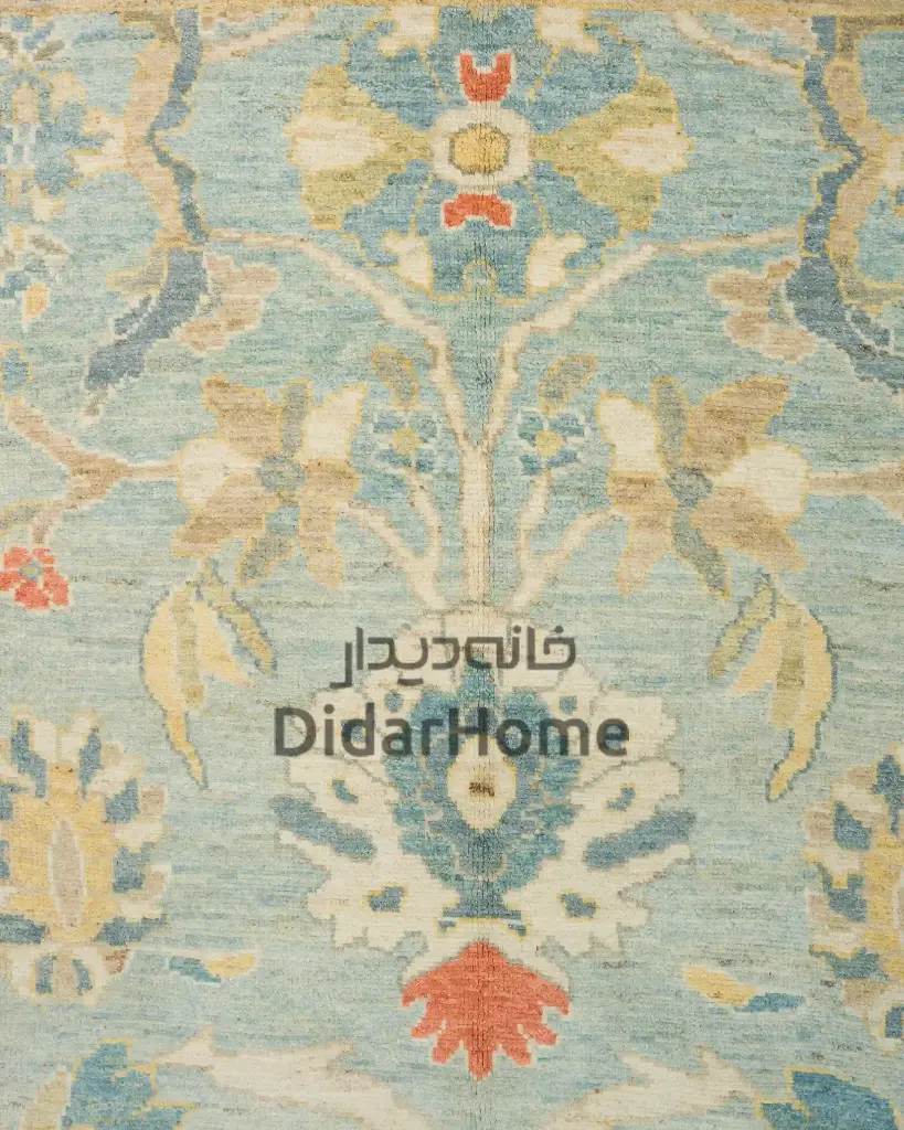 فرش دستباف سلطان آباد طرح افشان شش متری (زیگلر محل)