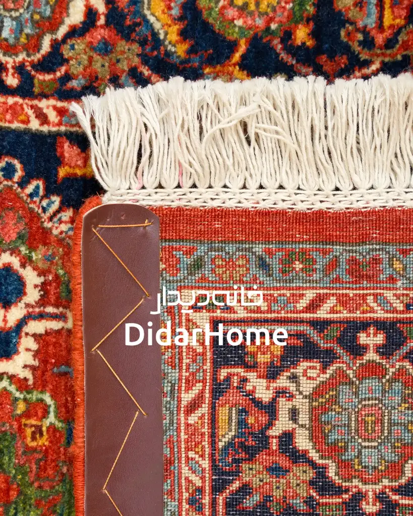 فرش دستباف هریس ۴۵ رج طرح ترنجی ذرع و نیم