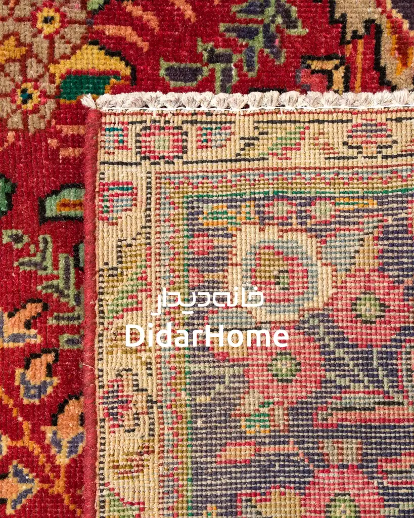 فرش دستباف مدرن تبریز طرح ترنجی نه متری