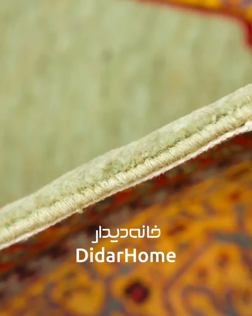 فرش دستباف بیجار گروس طرح ترنجی ذرع و نیم