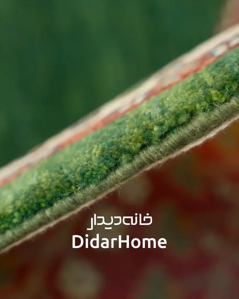 فرش دستباف قشقایی طرح ترنجی شش متری