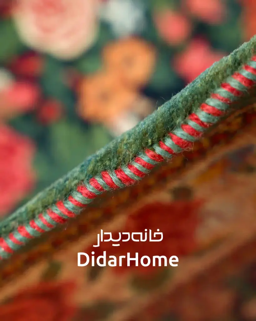 فرش دستباف بیجار طرح هزارگل ذرع و نیم