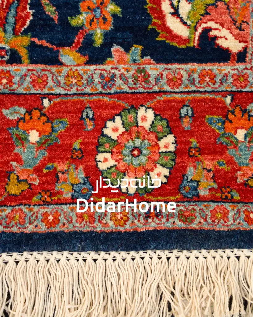 فرش دستباف تبریز ۵۰ رج طرح افشان ذرع و نیم