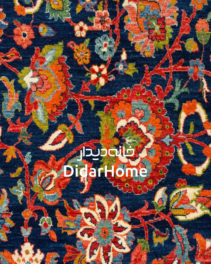 فرش دستباف تبریز ۵۰ رج طرح افشان ذرع و نیم