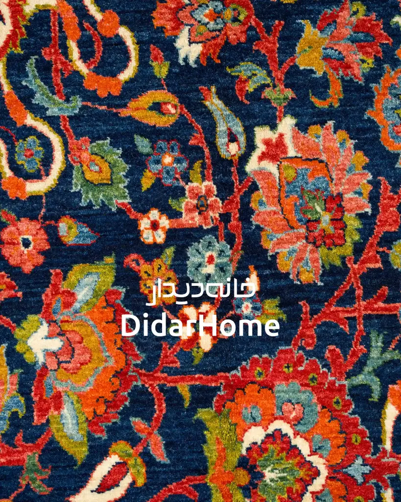 فرش دستباف تبریز ۵۰ رج طرح افشان ذرع و نیم