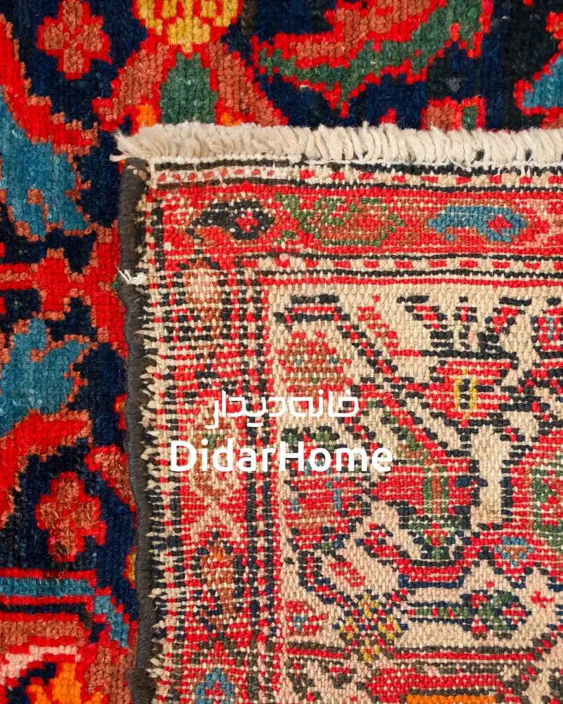 فرش دستباف آنتیک ملایر طرح افشان ۲/۶۳ متری