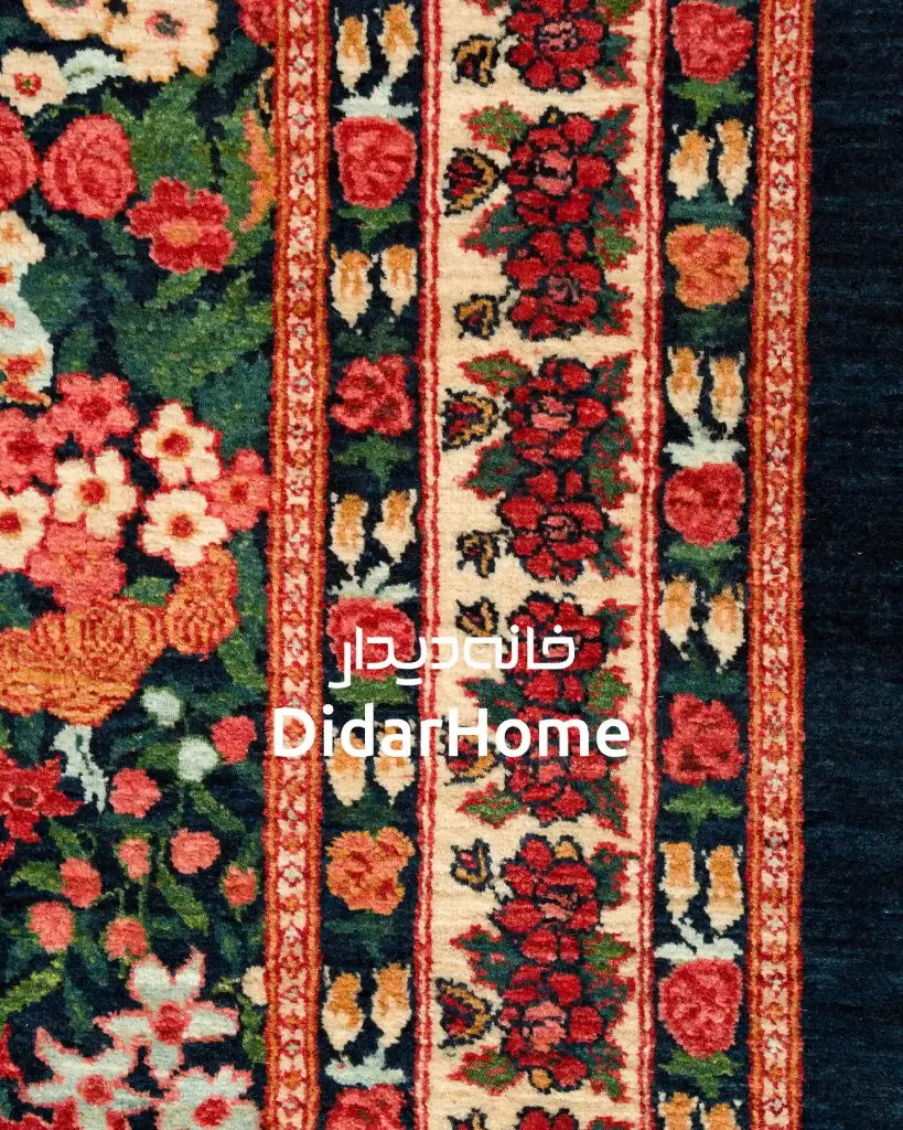 فرش دستباف بیجار طرح هزارگل ۳/۴۶ متری