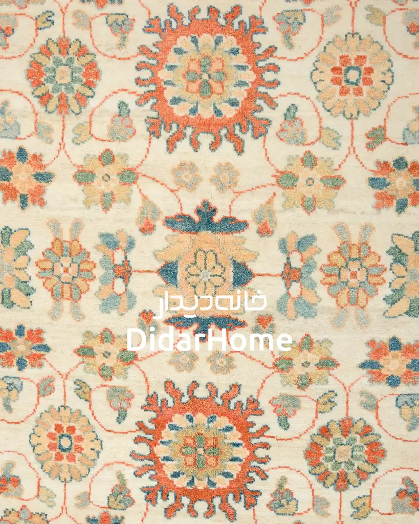 فرش دستباف سلطان آباد طرح افشان ۶/۲۶ متری (زیگلر محل)