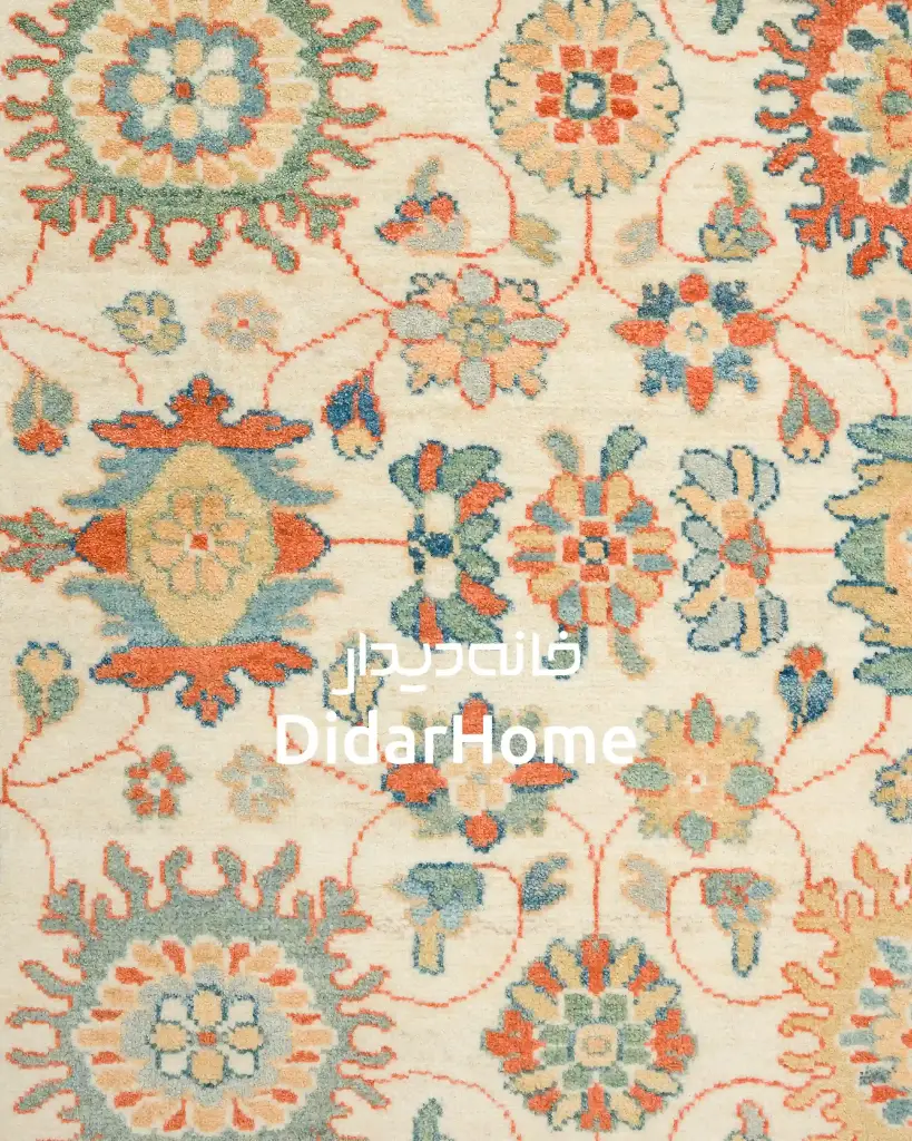 فرش دستباف سلطان آباد طرح افشان ۶/۲۶ متری (زیگلر محل)