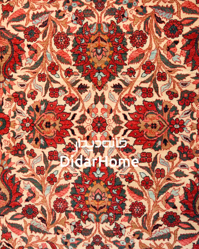 فرش دستباف بیجار طرح افشان دوازده متری