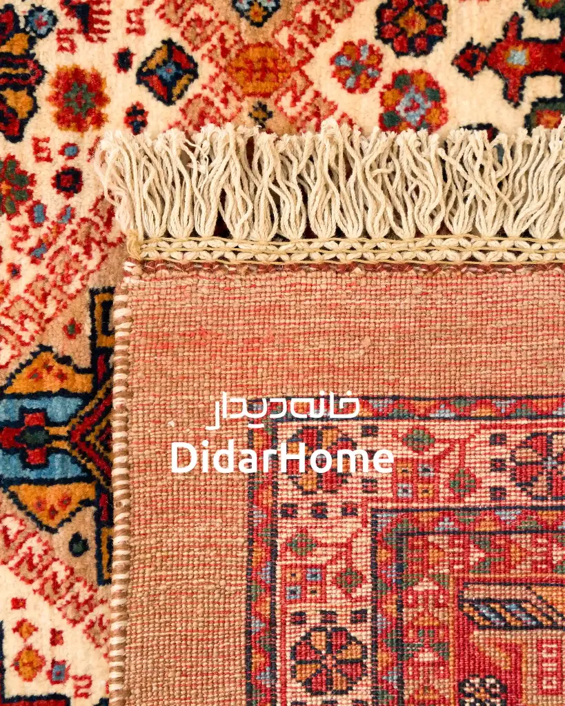 فرش دستباف قشقایی طرح خشتی نه متری