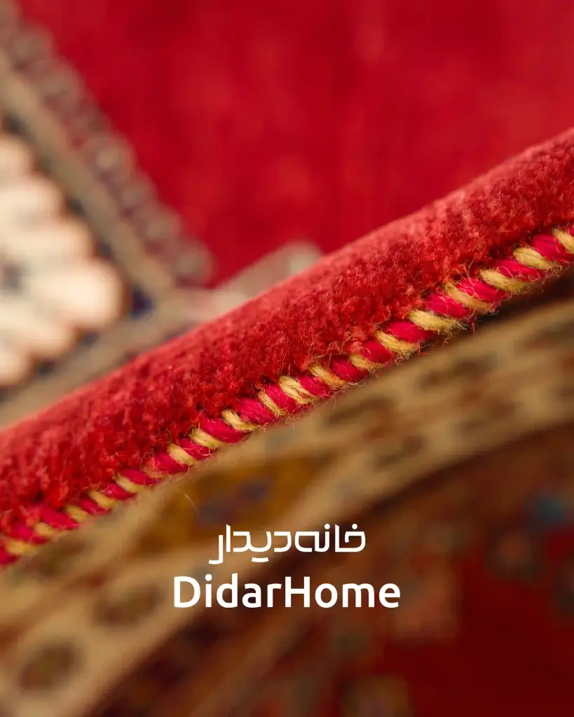 فرش دستباف قشقایی طرح ترنجی ۲/۰۹ متری