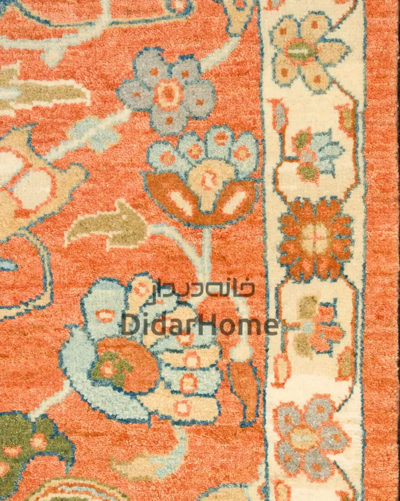 فرش دستباف سلطان آباد طرح افشان ۱/۶۶ متری (زیگلر محل)