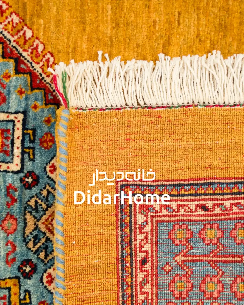 فرش دستباف قشقایی طرح ترنجی ۲/۰۴ متری