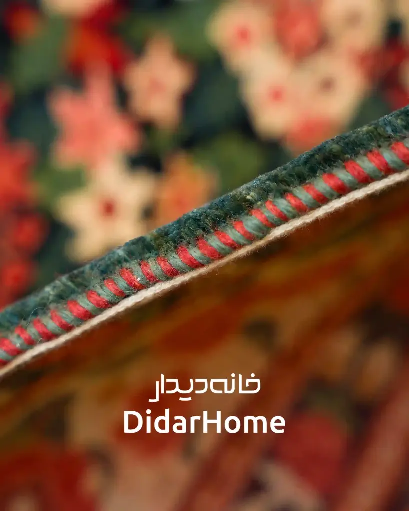 فرش دستباف بیجار طرح هزارگل ۳/۷۸ متری