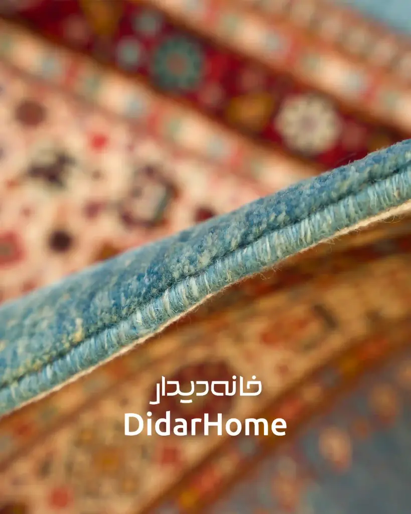 فرش دستباف قشقایی طرح کفساده ۰/۶۱ متری