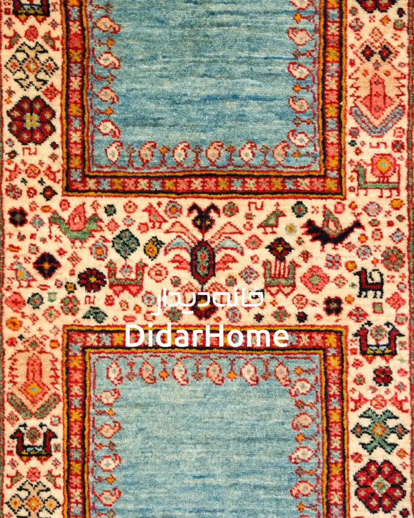 کناره دستباف قشقایی طرح خشتی