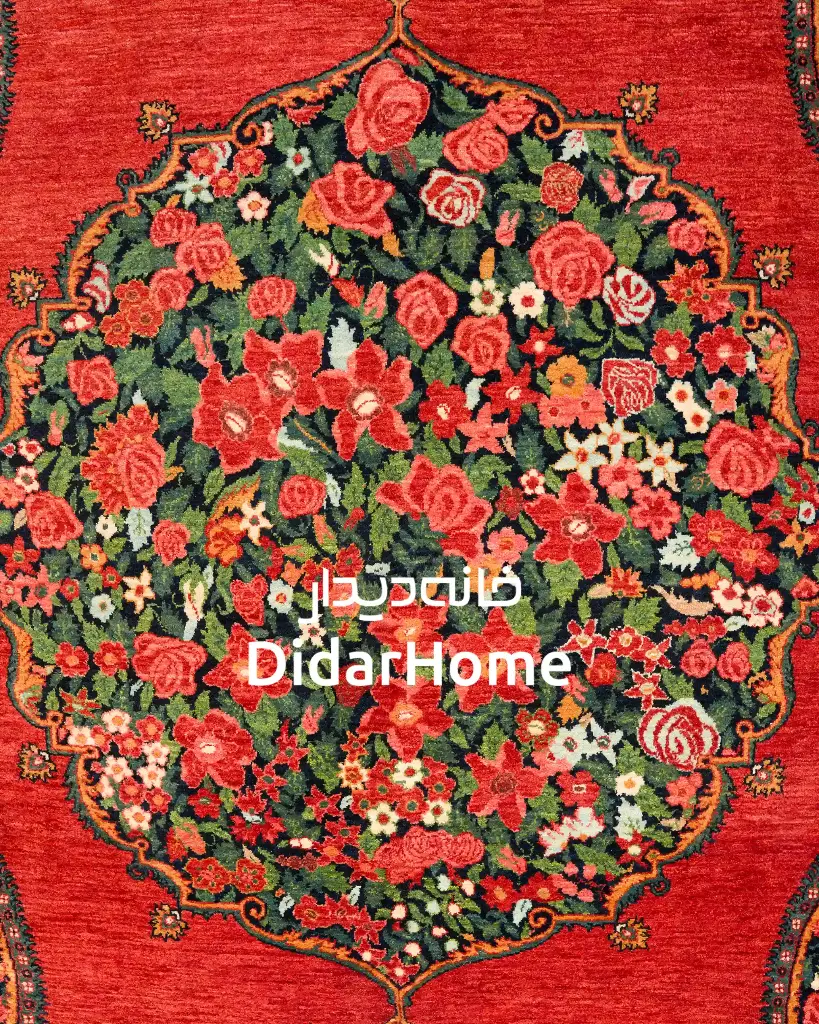 فرش دستباف بیجار طرح ترنجی ۹/۲۵ متری