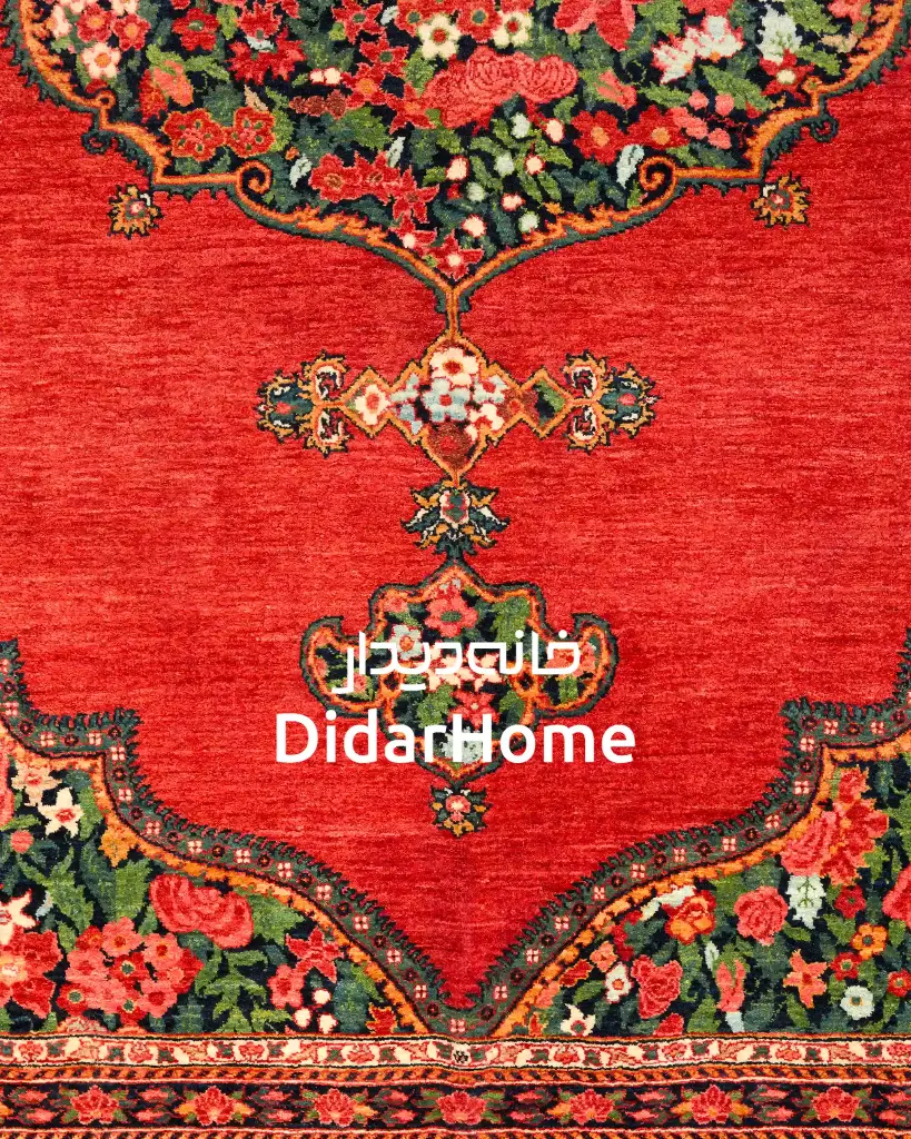 فرش دستباف بیجار طرح ترنجی ۹/۲۵ متری