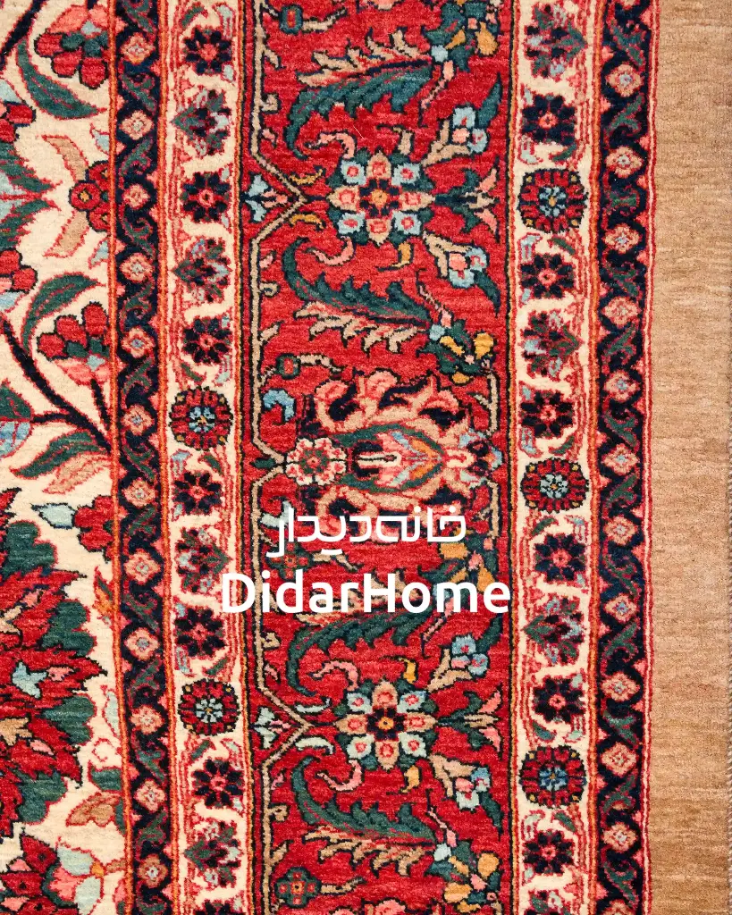 فرش دستباف بیجار طرح افشان ۸/۸۴ متری