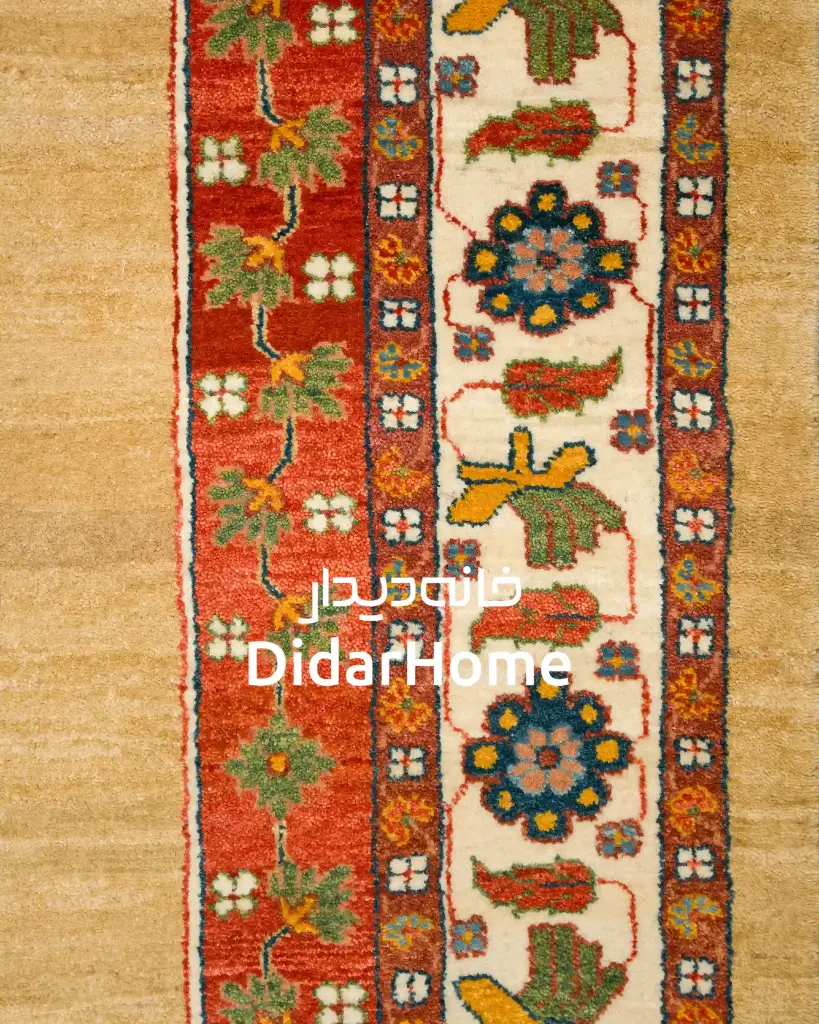 فرش دستباف قشقایی طرح ترنجی ۶/۷۵ متری