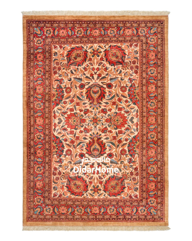 فرش دستباف بیجار طرح افشان شش متری