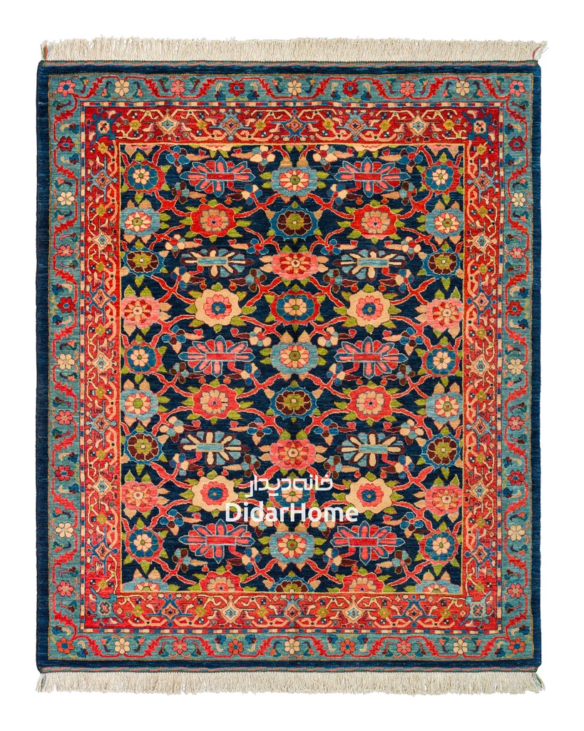 فرش دستباف بیجار طرح افشان ۳/۸۱ متری