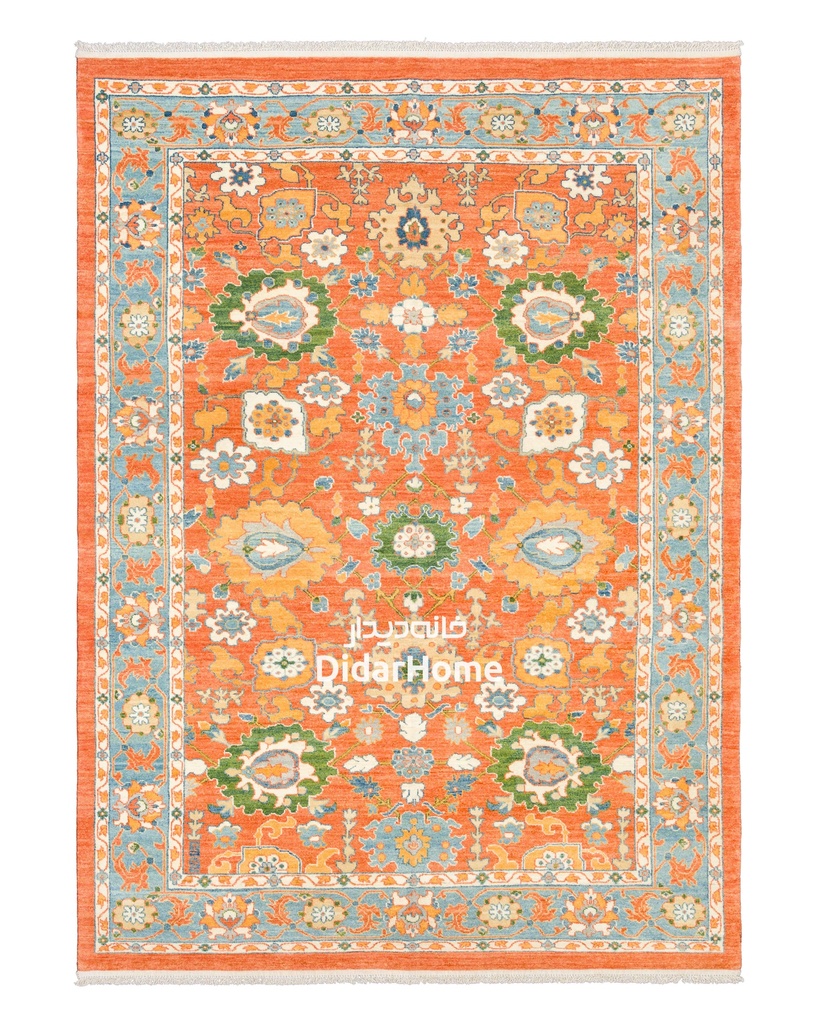 فرش دستباف هریس طرح افشان شش متری