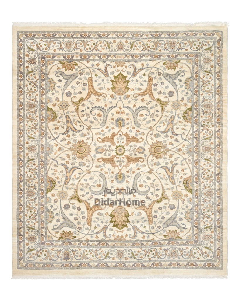 فرش دستباف محل طرح افشان نه متری