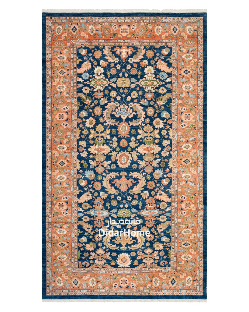 فرش دستباف محل طرح افشان دوازده متری