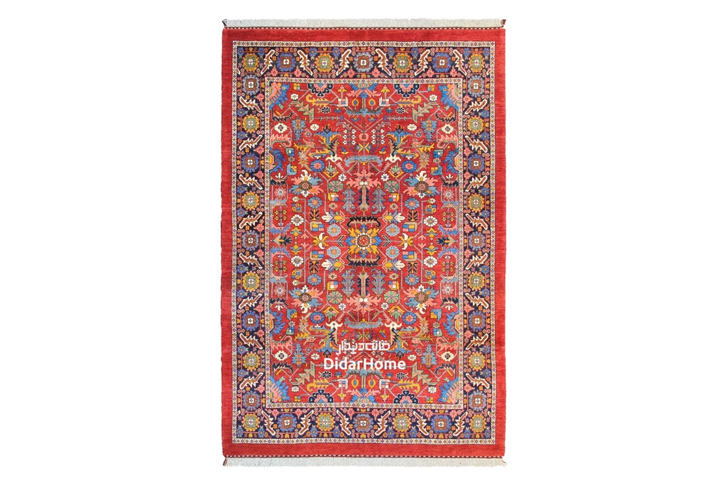 فرش دستباف هریس طرح افشان شش متری