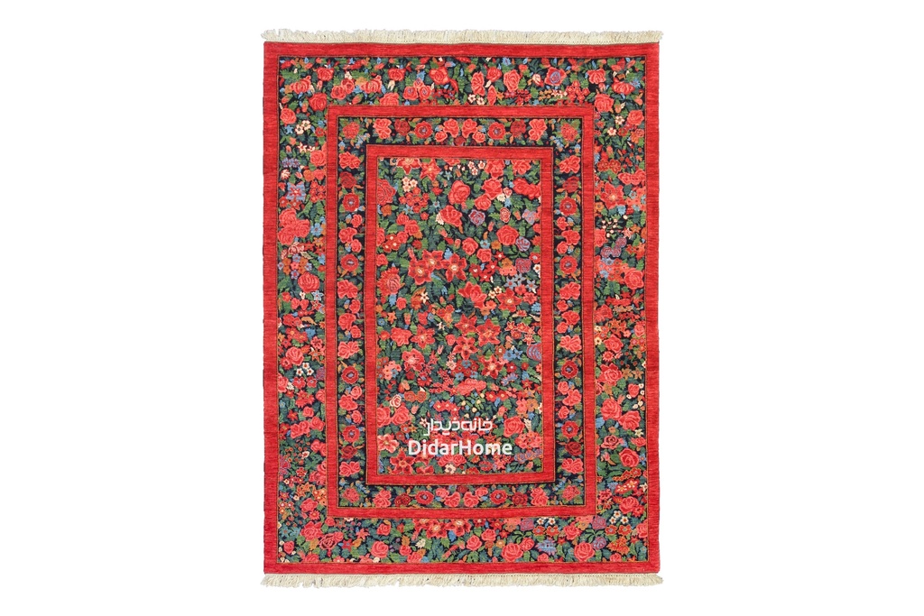 فرش دستباف بیجار طرح افشان چهار متری