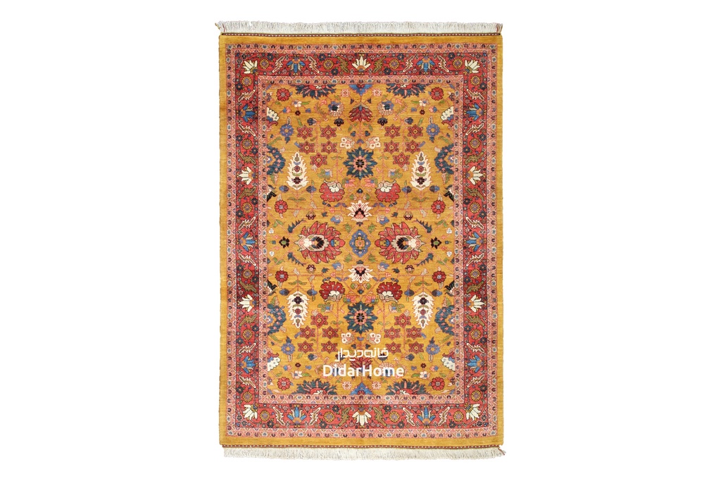 فرش دستباف هریس طرح افشان چهار متری